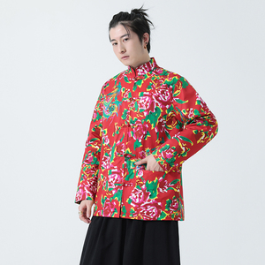 2026春 新中式 东北大花 网红款 唐装汉服夹克 外套A657-P90图片