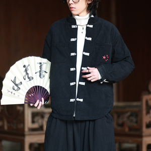 现货！冬2025灯芯绒加厚  盘扣棉衣棉服外套A7103*P100图片