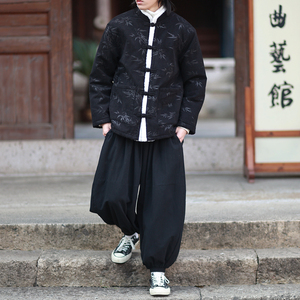 冬2025 灯芯绒 新中式 唐装棉衣 加厚汉服棉袄外套A228-P140图片