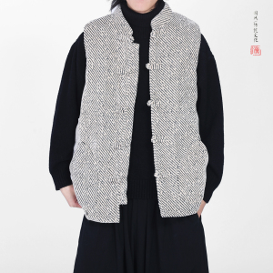 冬2025  雪尼尔 唐装马甲棉衣  加厚羽绒马甲棉衣外套A527-P108图片