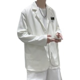 A6101*大码新品M-5XL港风西服宽松男士潮流帅气秋季上衣，男装西服，钱塘7008(原4008)