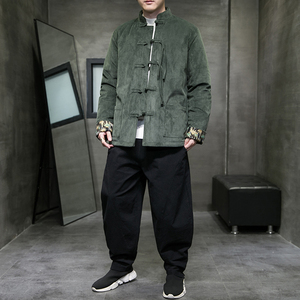 冬季新2025灯芯绒 新风 唐装棉衣 汉服棉袄外套A226-P140图片