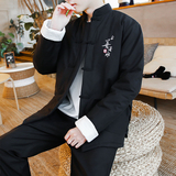 A106棉衣中国风2021冬上善若水棉衣外套p100，男装棉衣，钱塘7008(原4008)