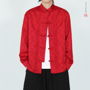 折叠款衬衫 2025秋  新中式 风 盘扣 长袖衬衫A5806*P68图片