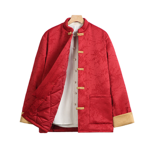 新年红2025冬季 梅花款 风 唐装棉衣 汉服棉袄外套A510-P140图片