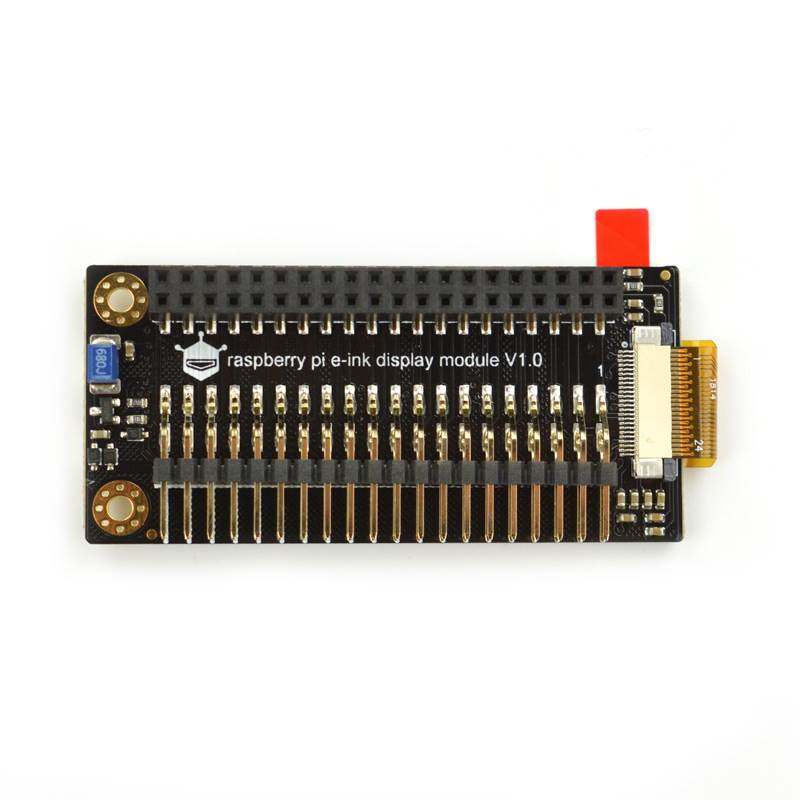 dfrobot 树莓派zero w 2.13英寸黑白墨水屏显示屏