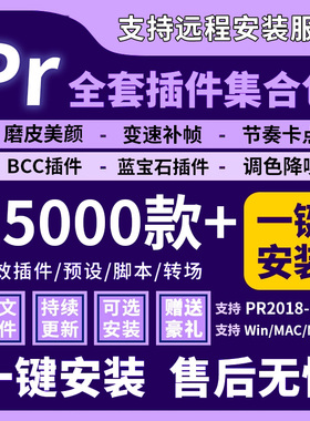 PR插件全套合集2026蓝宝石BCC转场磨皮调色降噪红巨星补帧插件