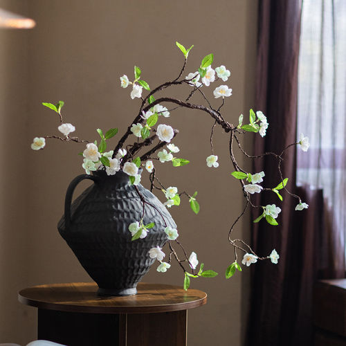 新中式海棠花绢花高品质仿真花