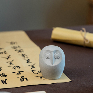 创意镇纸摆件书法专用压纸神器固定器镇尺水泥镇纸石抽象压纸石