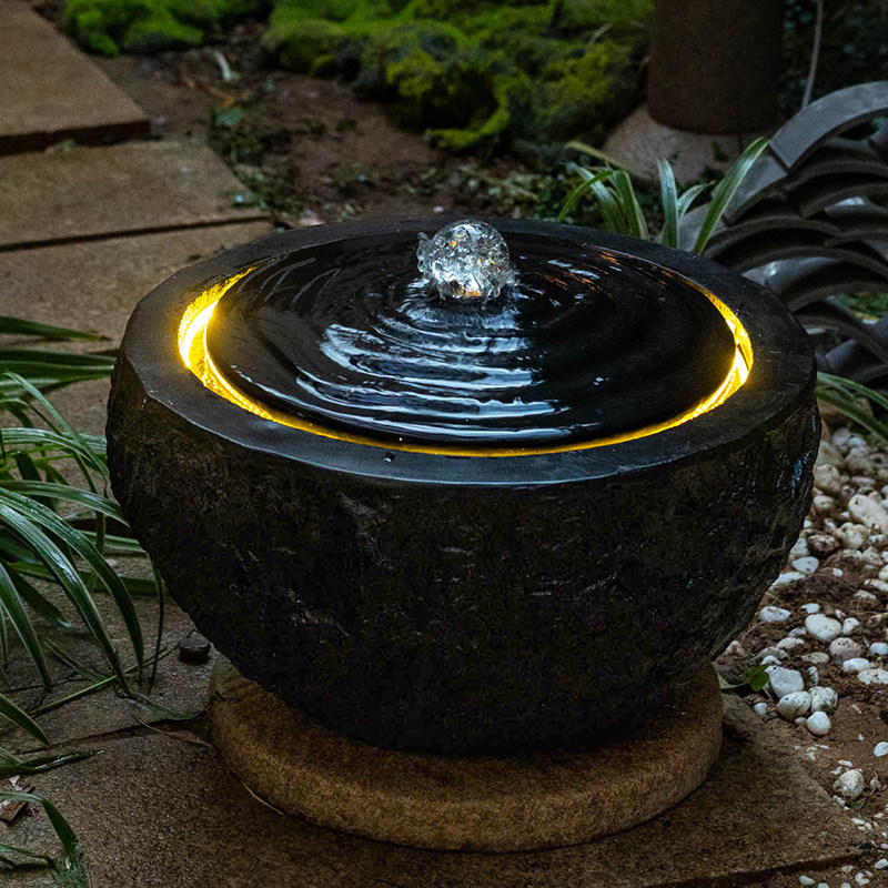 聚宝盆流水摆件循环水中式复古花园装饰户外庭院水景园林鱼池造景,家居饰品,流水摆件,淘宝优惠券,粉丝福利购,淘宝优惠卷