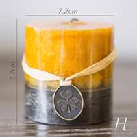 Retro candles, large handcrafted, eco-friendly, home atmosphere, decorative and romantic cylindrical candle ornaments thumbnail 6