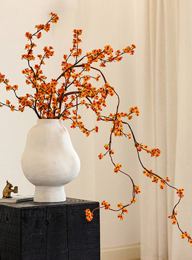 仿真花干枝花藤禅意复古侘寂风