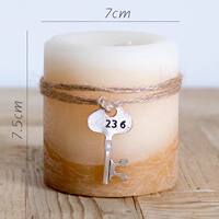 Retro candles, large handcrafted, eco-friendly, home atmosphere, decorative and romantic cylindrical candle ornaments thumbnail 5