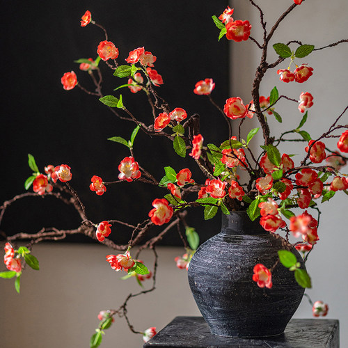 中式仿真花假花摆设客厅花艺摆件