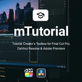 FCPX达芬奇插件 107个视频教学课程讲解注释工具 mTutorial