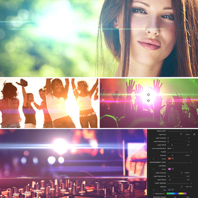 36种镜头耀斑光晕特效FCPX插件 PROANA