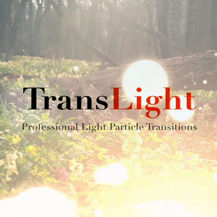 唯美粒子光斑转场动画FCPX转场插件 TransLight