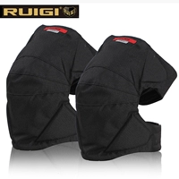 Ruiji RUIGI xe máy chống vỡ miếng đệm đầu gối Thiết bị cưỡi hiệp sĩ thiết bị bảo vệ ngắn CE xe điện có thể tháo rời - Xe máy Rider thiết bị miếng đệm đầu gối