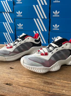 Adidas阿迪达斯 PRO VENTILATE LOW男款防滑耐磨透气运动鞋JH5837