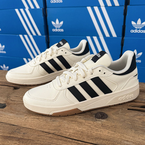 Adidas阿迪达斯 COURTBEAT 男女经典低帮轻便运动休闲板鞋 KI6783