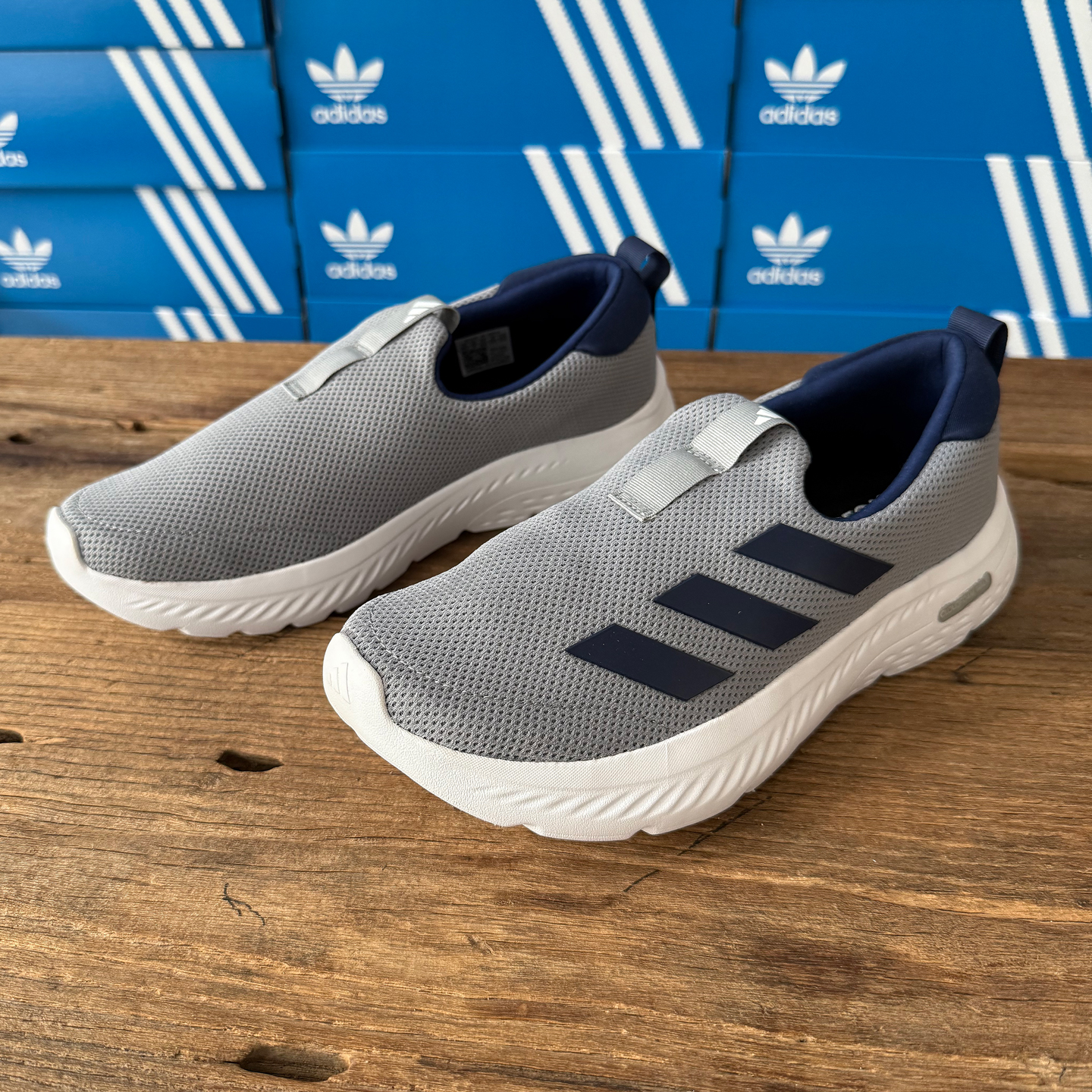 Adidas阿迪达斯男子一脚蹬休闲鞋