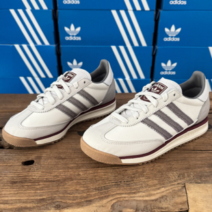 Adidas阿迪达斯 SL72 RS三叶草男女同款T头德训休闲板鞋 JR8086