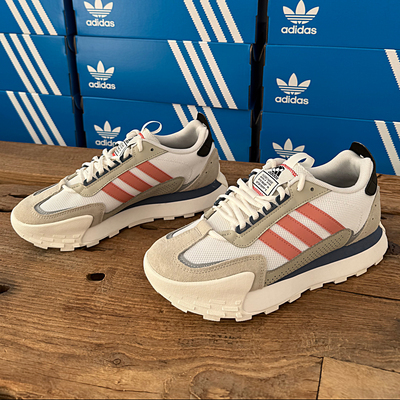 阿迪达斯女鞋厚底透气休闲运动鞋