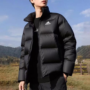 Adidas阿迪达斯BAFFLE DOWN男女款冬季百搭休闲保暖羽绒服KF8760