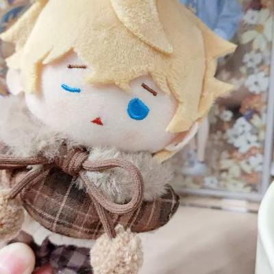 不打烊10-15cm棉花娃娃娃衣披肩斗篷可爱挂件服饰新年娃衣毛绒