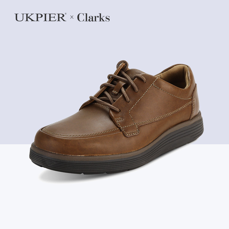 clarks其乐男鞋春夏款运动休闲鞋系带商务皮鞋Un Abode Ease现货
