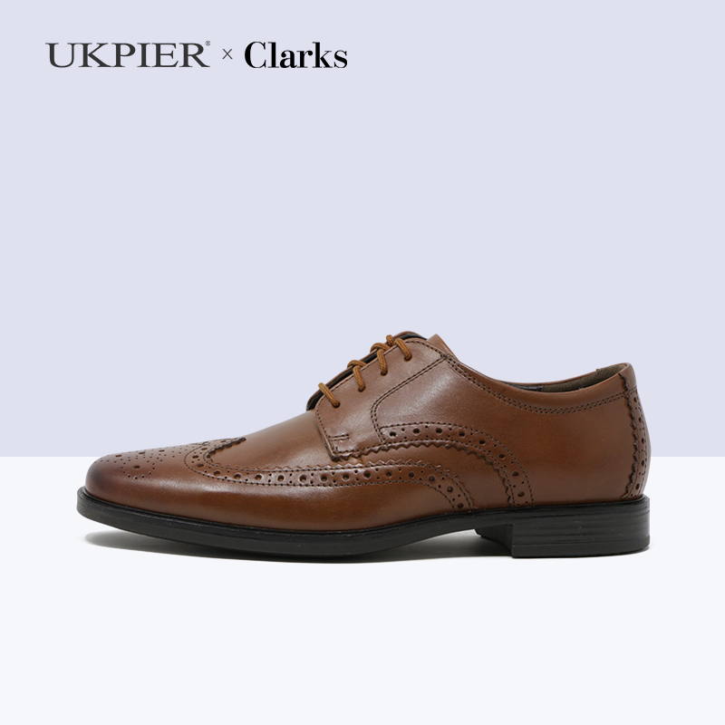 【断码清仓】clarks其乐男鞋商务皮鞋系带德比鞋休闲单鞋高帮鞋