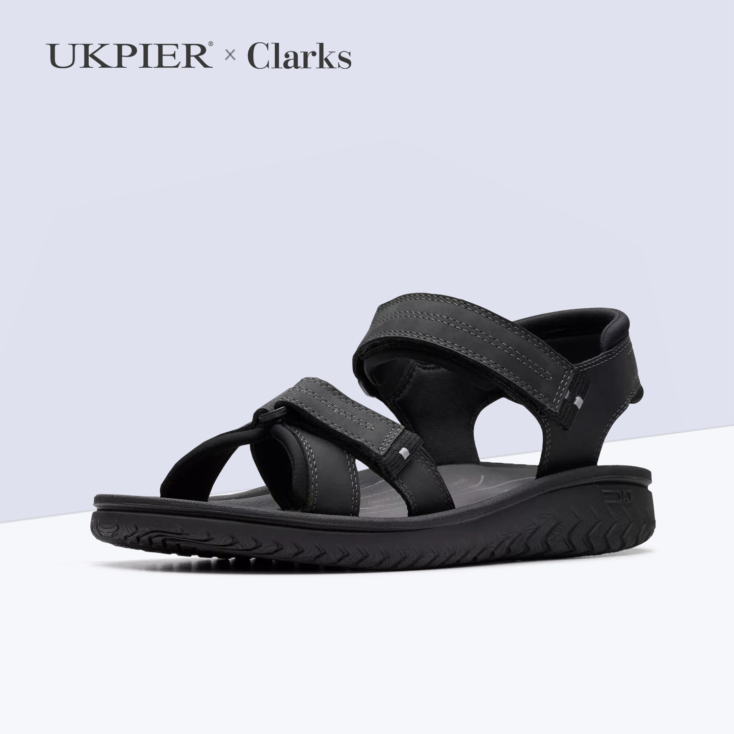 Clarks其乐男士夏季轻便凉鞋