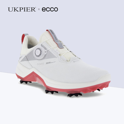 ECCO爱步高尔夫球鞋带钉运动鞋