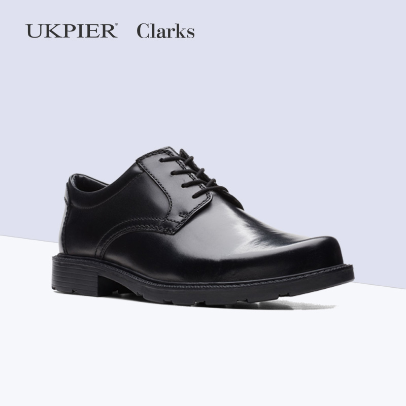clarks其乐男鞋秋冬款缓震商务正装皮鞋英伦风德比鞋 Kerton Lace