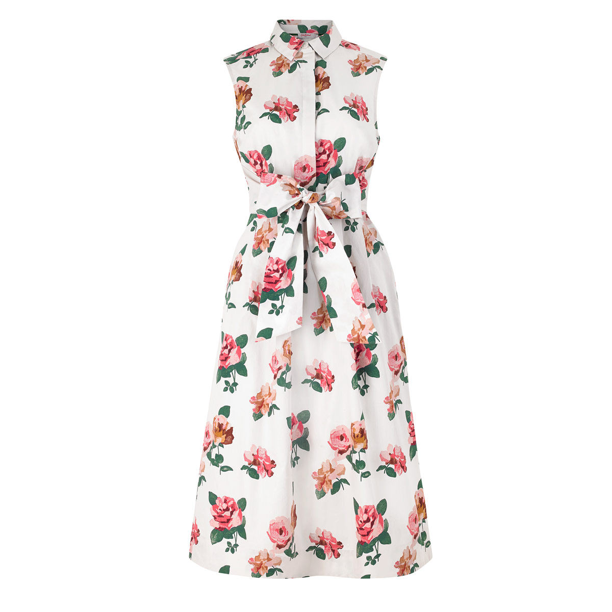 【国内现货】cath kidston 女花朵夏季全棉无袖连衣裙