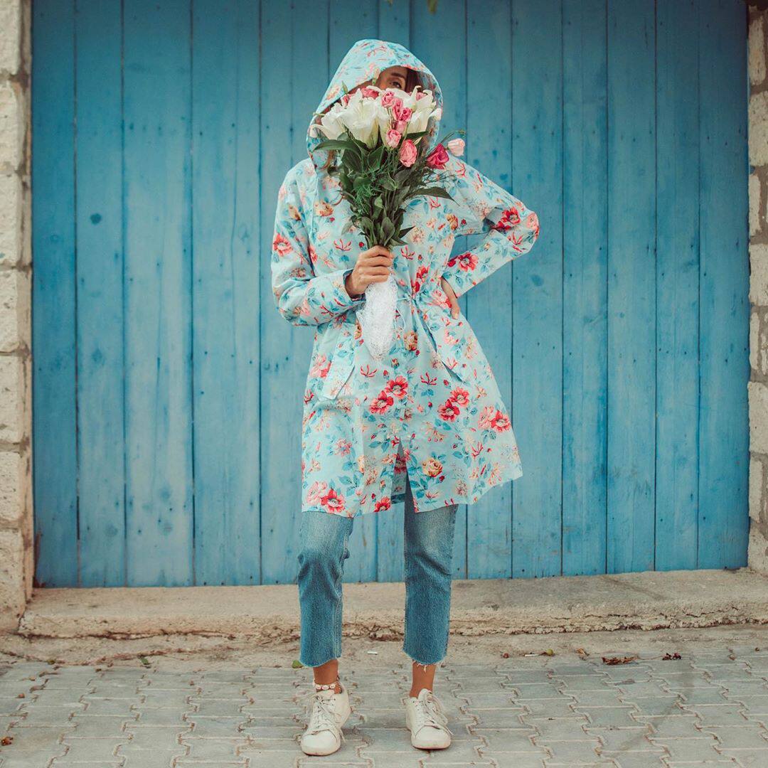 现货!Cath Kidston 女风衣雨衣风雨衣轻便戴帽外套旅游折叠收纳