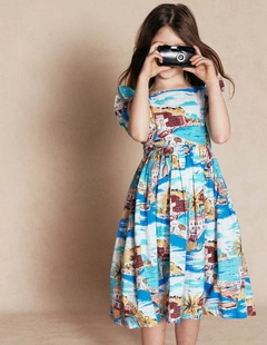 【国内现货】Mini Boden 女童女孩海边度假连衣裙
