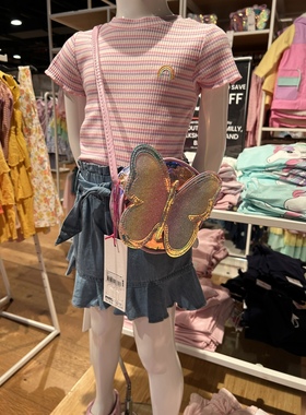 【国内现货】Milkshake 女童女孩蝴蝶斜挎包