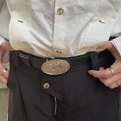 Papr高级感设计银河闪电头层牛皮皮带25ss升级版 子腰带男女通用 裤