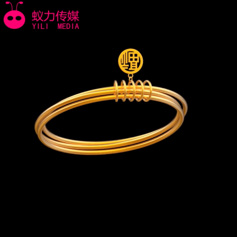 蚁力全息贵金属片源制作，全息投影视频源制作，幻影成像柜素材