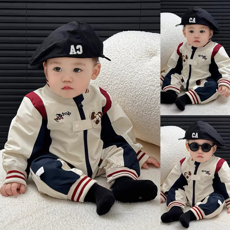 婴儿衣服春秋装连体衣超萌可爱宝宝哈衣爬服婴幼儿外出服春秋季潮