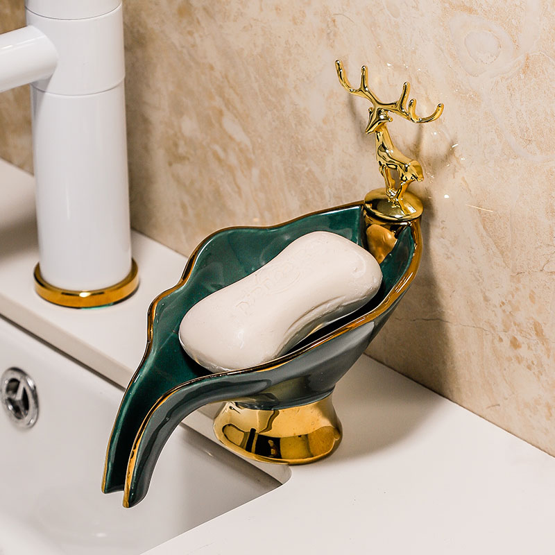 香皂盒创意浴室沥水架