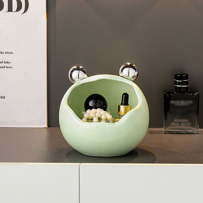 轻奢现代放钥匙杂物置物架摆件