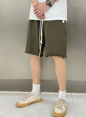 青叔推荐826运动感短裤百搭夏季宽松ins潮流五分裤时尚直筒380克