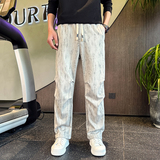 灰首K110-P68-控98抖音直播主风冬季新款男士运动休闲裤社会小伙，男装休闲裤，星座309B(原A339-1)