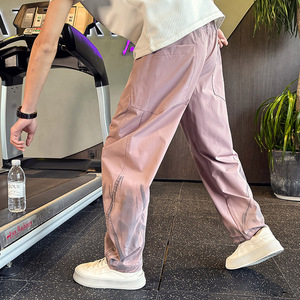 粉首K116-P78-控108抖音直播主风春季新款男士运动休闲裤社会小伙,男装休闲裤,星座309B(原A339-1)