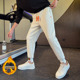 白首K72-绒P78-控108抖音主风冬季新款男士运动休闲裤社会小伙，男装休闲裤，星座309B(原A339-1)