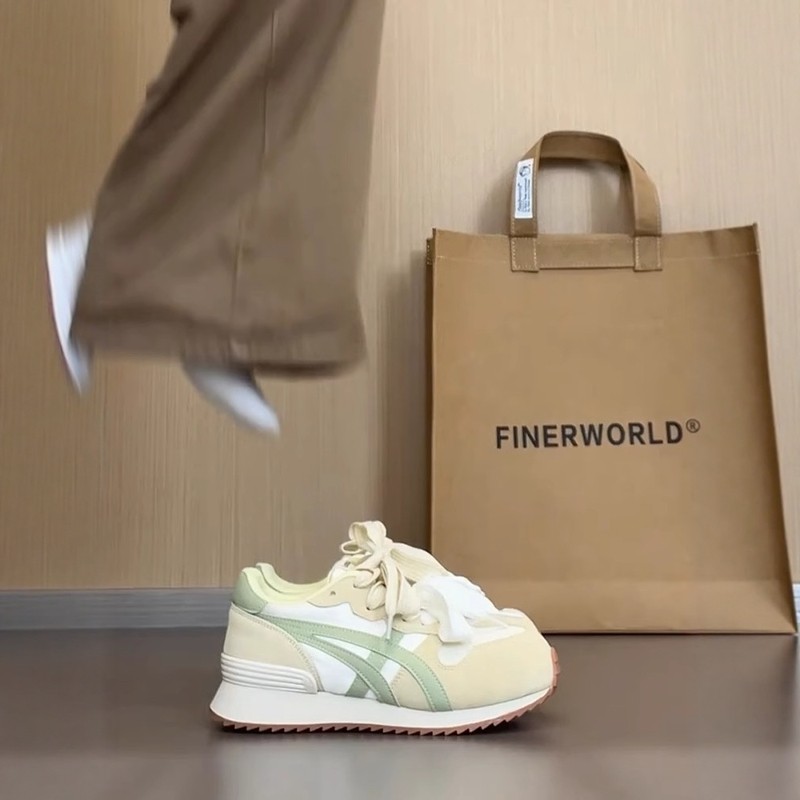 拼色厚底阿甘德训鞋女2026春夏透气百搭软底显脚小休闲运动跑步鞋,女鞋,时尚休闲鞋,淘宝优惠券,粉丝福利购,淘宝优惠卷