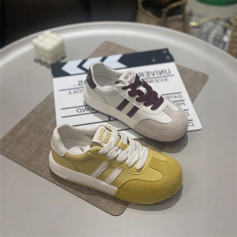 真皮平底防滑百搭阿甘鞋2026新款春款鞋子女爆款软底休闲德训女鞋