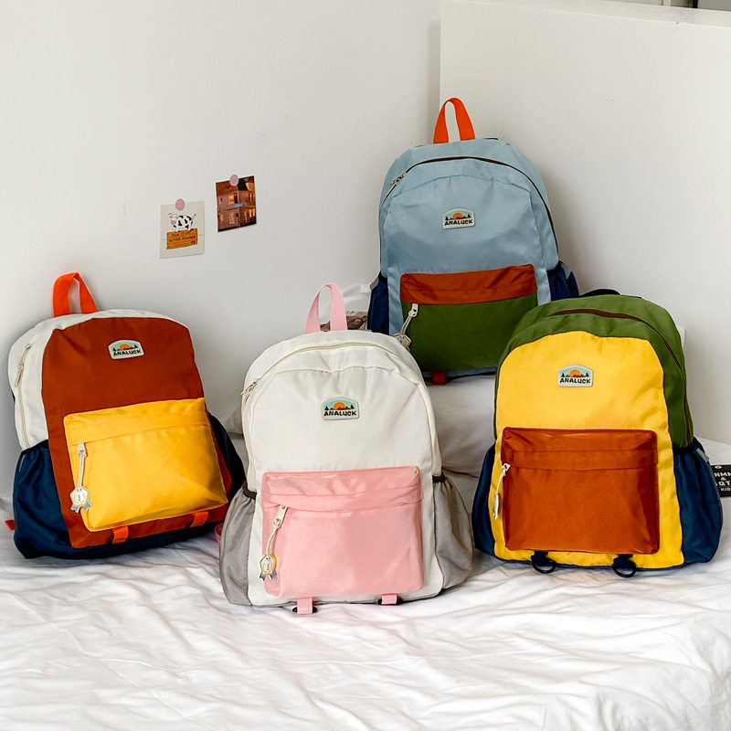 2025韩版时尚男女童双肩包幼儿园小学生书包新款洋气撞色儿童背包